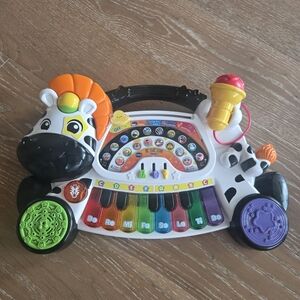 Colorful Zebra Musical Toy Keyboard